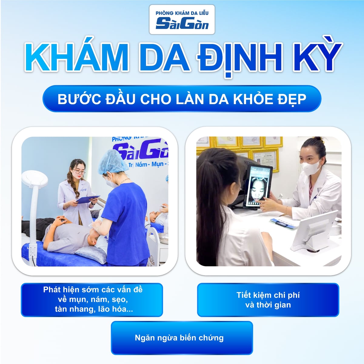 điều trị mụn tại phòng khám da liễu - Máy móc hiện đại và dược mỹ phẩm chính hãng